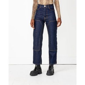 Jesse Kamm - Patchfront Handy Pant in Dark Blue